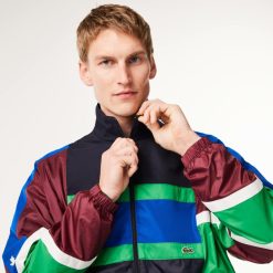 Survetements | LACOSTE Veste Zippee Sportsuit Color-Block Mix Matieres