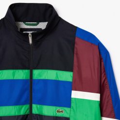 Survetements | LACOSTE Veste Zippee Sportsuit Color-Block Mix Matieres