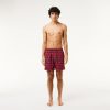 Maillots De Bain | LACOSTE Short De Bain Mi-Long Avec Imprime Robert George