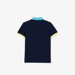 Vetements Garcon | LACOSTE Polo Color-Block En Pique De Coton