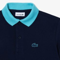 Vetements Garcon | LACOSTE Polo Color-Block En Pique De Coton