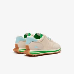 Sneakers | LACOSTE Sneakers L-Spin Femme En Cuir Et Textile