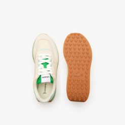 Sneakers | LACOSTE Sneakers L-Spin Femme En Cuir Et Textile