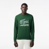 Sweatshirts | LACOSTE Sweatshirt Classic Fit En Molleton De Coton