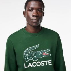 Sweatshirts | LACOSTE Sweatshirt Classic Fit En Molleton De Coton