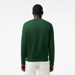 Sweatshirts | LACOSTE Sweatshirt Classic Fit En Molleton De Coton