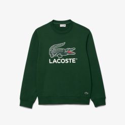 Sweatshirts | LACOSTE Sweatshirt Classic Fit En Molleton De Coton