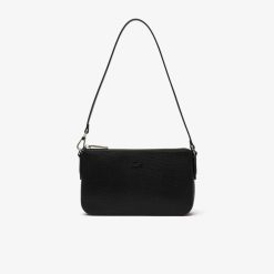 Sacs A Bandouliere | LACOSTE Sac A Main Chantaco Classics En Cuir