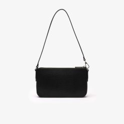 Sacs A Bandouliere | LACOSTE Sac A Main Chantaco Classics En Cuir