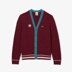 Vetements De Sport | LACOSTE Cardigan D'Arbitre Edition Roland Garros