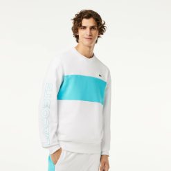 Sweatshirts | LACOSTE Sweatshirt Jogger Color-Block Classic Fit Avec Imprime 3D