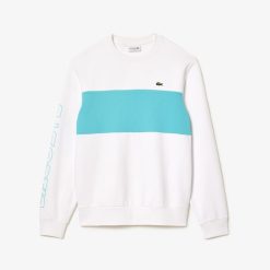 Sweatshirts | LACOSTE Sweatshirt Jogger Color-Block Classic Fit Avec Imprime 3D