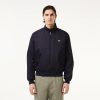 Manteaux & Vestes | LACOSTE Blouson Harrington En Twill De Coton Deperlant