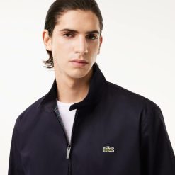 Manteaux & Vestes | LACOSTE Blouson Harrington En Twill De Coton Deperlant