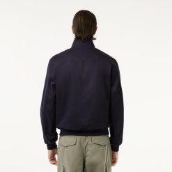 Manteaux & Vestes | LACOSTE Blouson Harrington En Twill De Coton Deperlant