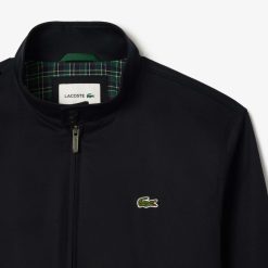 Manteaux & Vestes | LACOSTE Blouson Harrington En Twill De Coton Deperlant