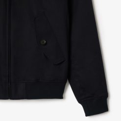 Manteaux & Vestes | LACOSTE Blouson Harrington En Twill De Coton Deperlant