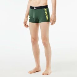 Sous-Vetements & Vetements D'Interieur | LACOSTE Lot De 3 Boxers Courts Depareilles