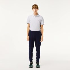 Pantalons & Shorts | LACOSTE Pantalon De Survetement Jogger Slim Fit Homme En Molleton De Coton Biologique