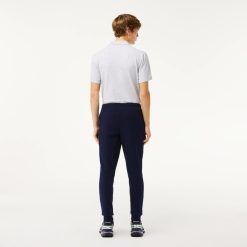 Pantalons & Shorts | LACOSTE Pantalon De Survetement Jogger Slim Fit Homme En Molleton De Coton Biologique