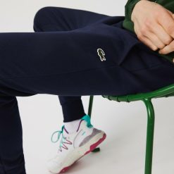 Pantalons & Shorts | LACOSTE Pantalon De Survetement Jogger Slim Fit Homme En Molleton De Coton Biologique