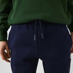 Pantalons & Shorts | LACOSTE Pantalon De Survetement Jogger Slim Fit Homme En Molleton De Coton Biologique