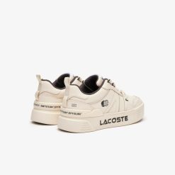 Sneakers | LACOSTE Sneakers L002 Femme En Cuir Avec Marquage