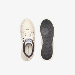 Sneakers | LACOSTE Sneakers L002 Femme En Cuir Avec Marquage