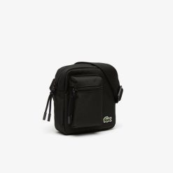 Sacs A Bandouliere | LACOSTE Sacoche Zippee Unie Lacoste Avec Bandouliere Ajustable