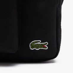 Sacs A Bandouliere | LACOSTE Sacoche Zippee Unie Lacoste Avec Bandouliere Ajustable