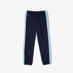 Vetements Fille | LACOSTE Pantalon De Survetement Enfant Bandes Contrastees Color-Block