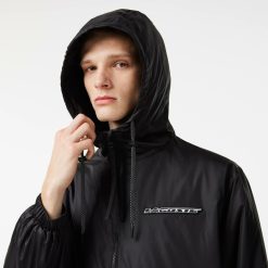 Manteaux & Vestes | LACOSTE Veste Courte Rembourree A Capuche Homme Lacoste