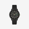 Montres | LACOSTE Montre Homme Lacoste.12.12 3 Aiguilles En Silicone Noir