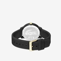 Montres | LACOSTE Montre Homme Lacoste.12.12 3 Aiguilles En Silicone Noir