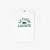 T-Shirts | LACOSTE T-Shirt Lacoste X Le Fleur En Jersey