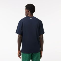 T-Shirts | LACOSTE T-Shirt Imprime Monogramme Regular Fit En Coton